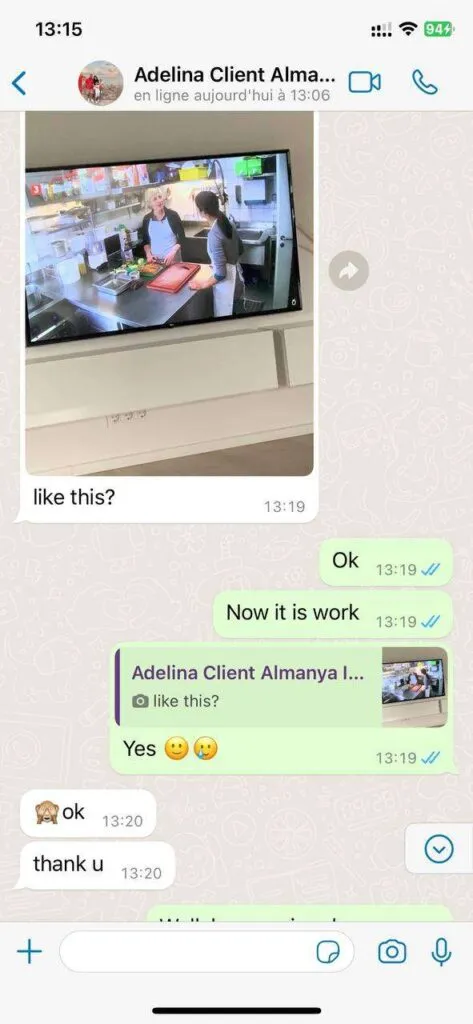 Quick technical support via WhatsApp 4