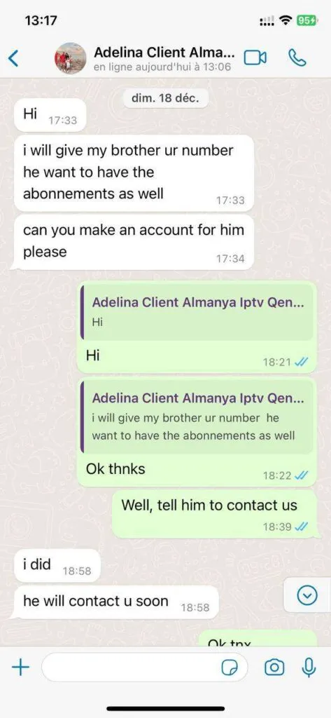 Feedback on 4K streaming via WhatsApp 5